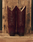 BASKET WEAVE COWBOY BOOT