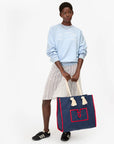 BEACH MARINE CANVAS TOTE