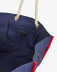 BEACH MARINE CANVAS TOTE