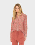 BEAU SHIRT IN SIENNA PETALS
