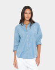BEAU SHIRT IN SLATE SKY CHAMBRAY