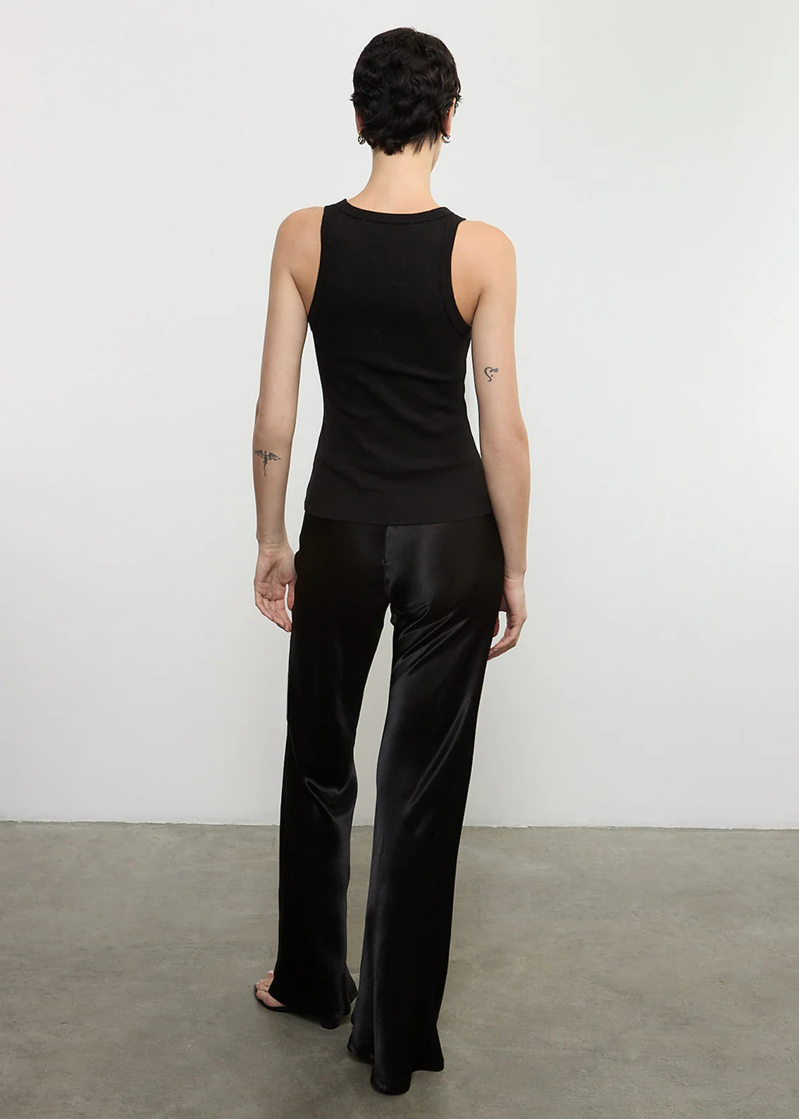 BIAS CUT SATIN PANT