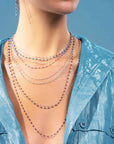 19.7" CLASSIC GIGI BLUE NECKLACE
