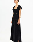 BOLLOW MAXI DRESS