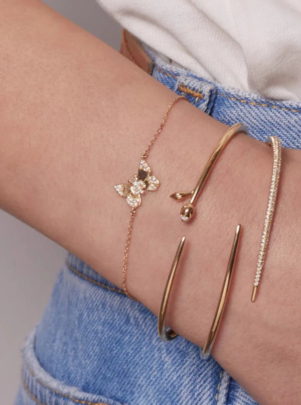ENCHANTED DIAMOND BUTTERFLY BRACELET