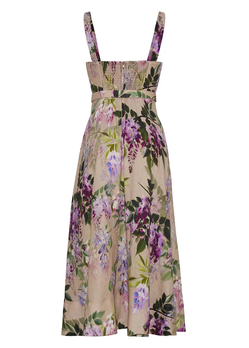 CALYPSO DRESS IN WISTERIA GINGER