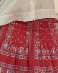 CANARY SKIRT IN RED SAILBOAT