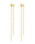WHITE CLASSIC DANCING EARRINGS