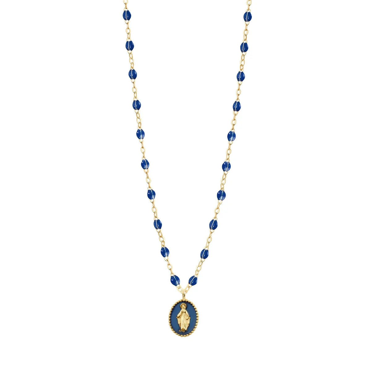 CLASSIC MADONNA NECKLACE / 16.5" / LAPIS