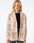 CODY PAISLEY CASHMERE CARDIGAN