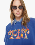 CONCERT SWEATSHIRT IN BLUE PETAL POWER