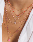 CLASSIC NECKLACE / 16.5" / CORAL