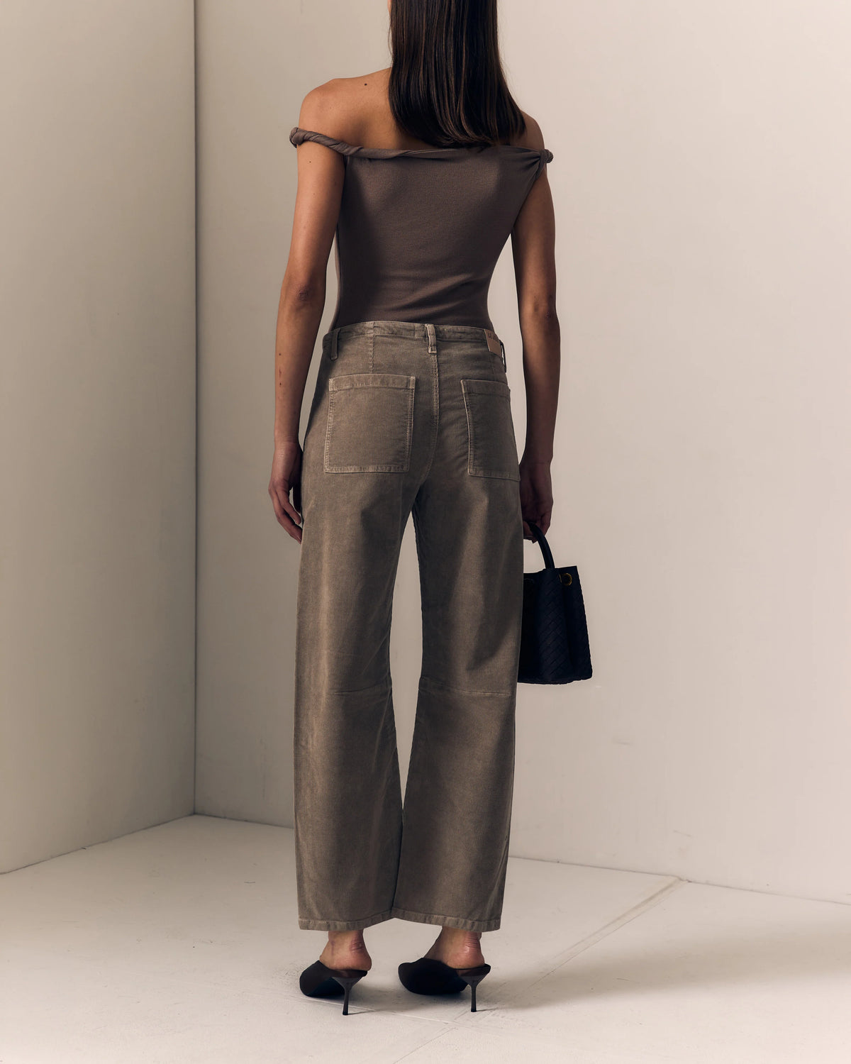 CORDUROY UTILITY SOFT BARREL PANT