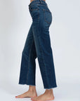 CROP WIDE LEG JEANS IN CHEVELLE