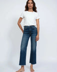 CROP WIDE LEG JEANS IN CHEVELLE