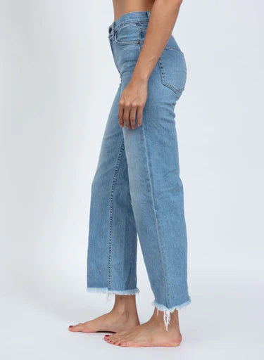 CROP WIDE LEG JEANS