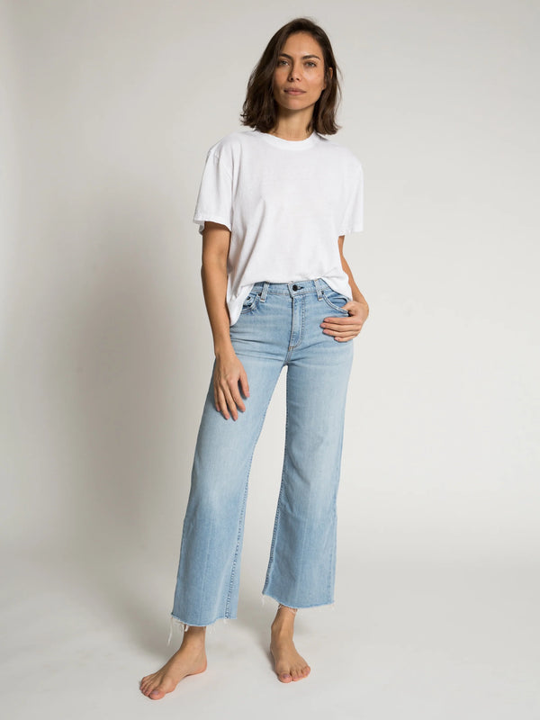 CROP WIDE LEG JEANS IN ZUMA