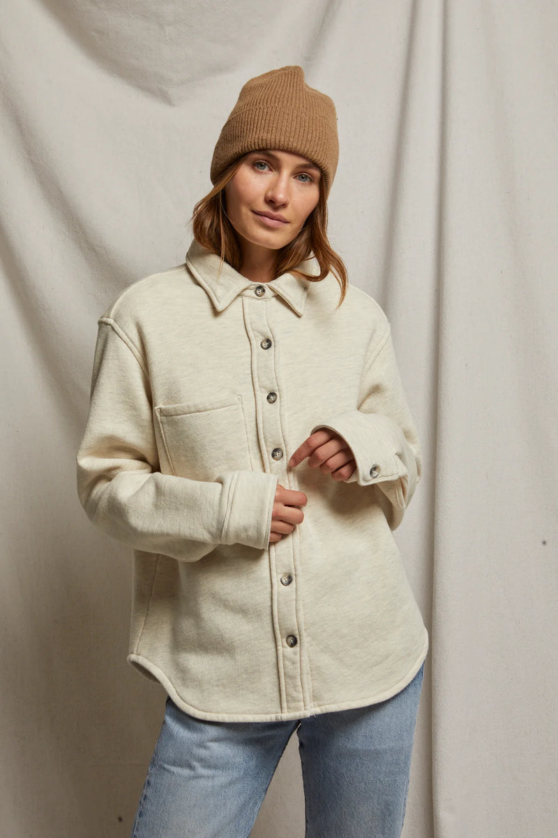 CYPRESS FLEECE JACKET IN OATMEAL