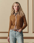 DAINTY CARDIGAN IN SUNTAN