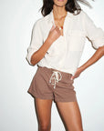 DAVIE SHORTS IN COCOA BEAN