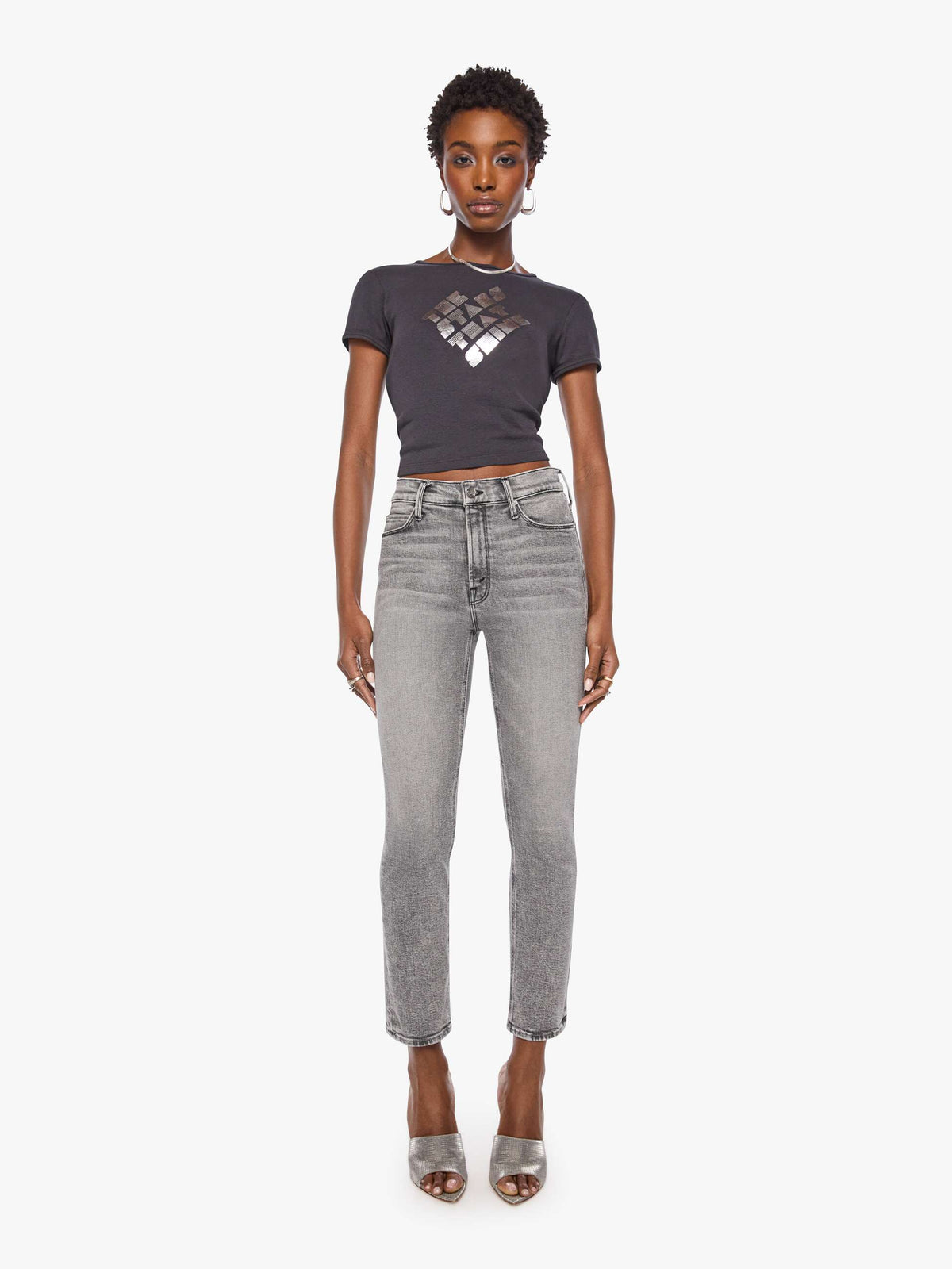 MID RISE DAZZLER ANKLE JEANS