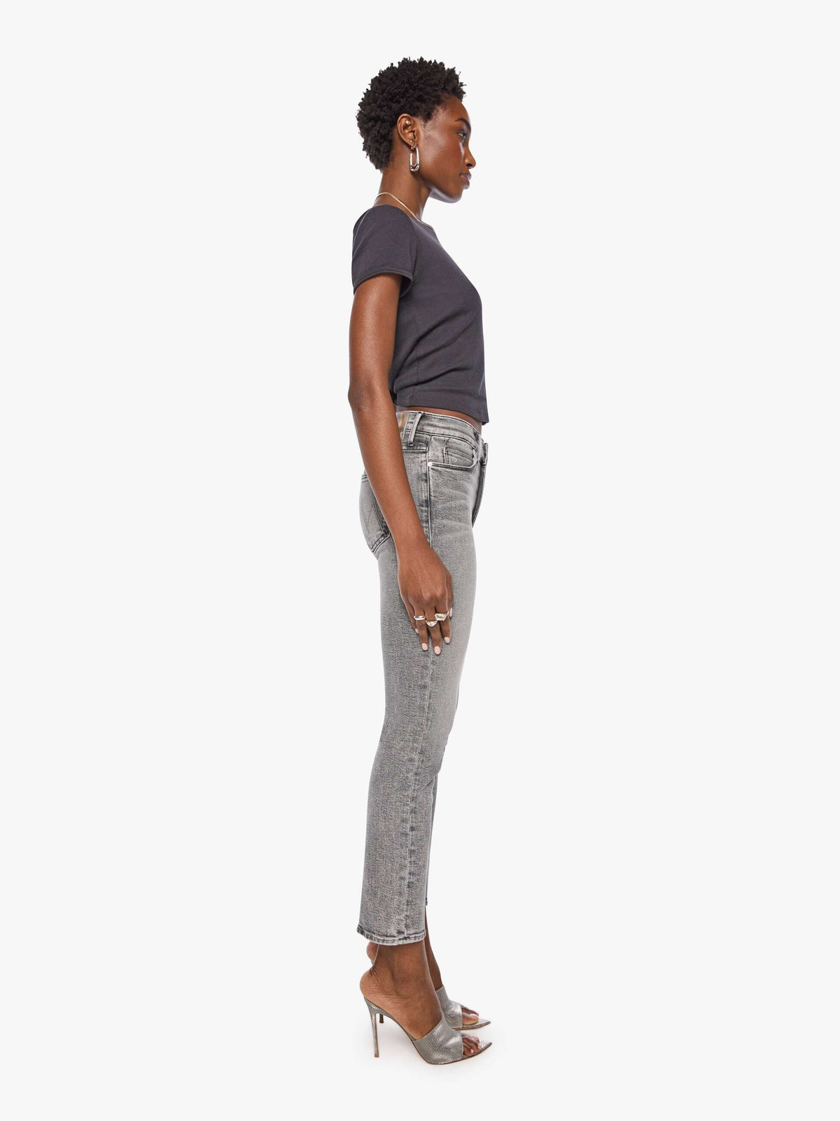 MID RISE DAZZLER ANKLE JEANS
