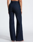 LINEN DENIM TROUSERS