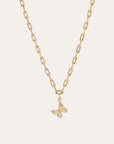 DIAMOND BUTTERFLY HINGED CHARM