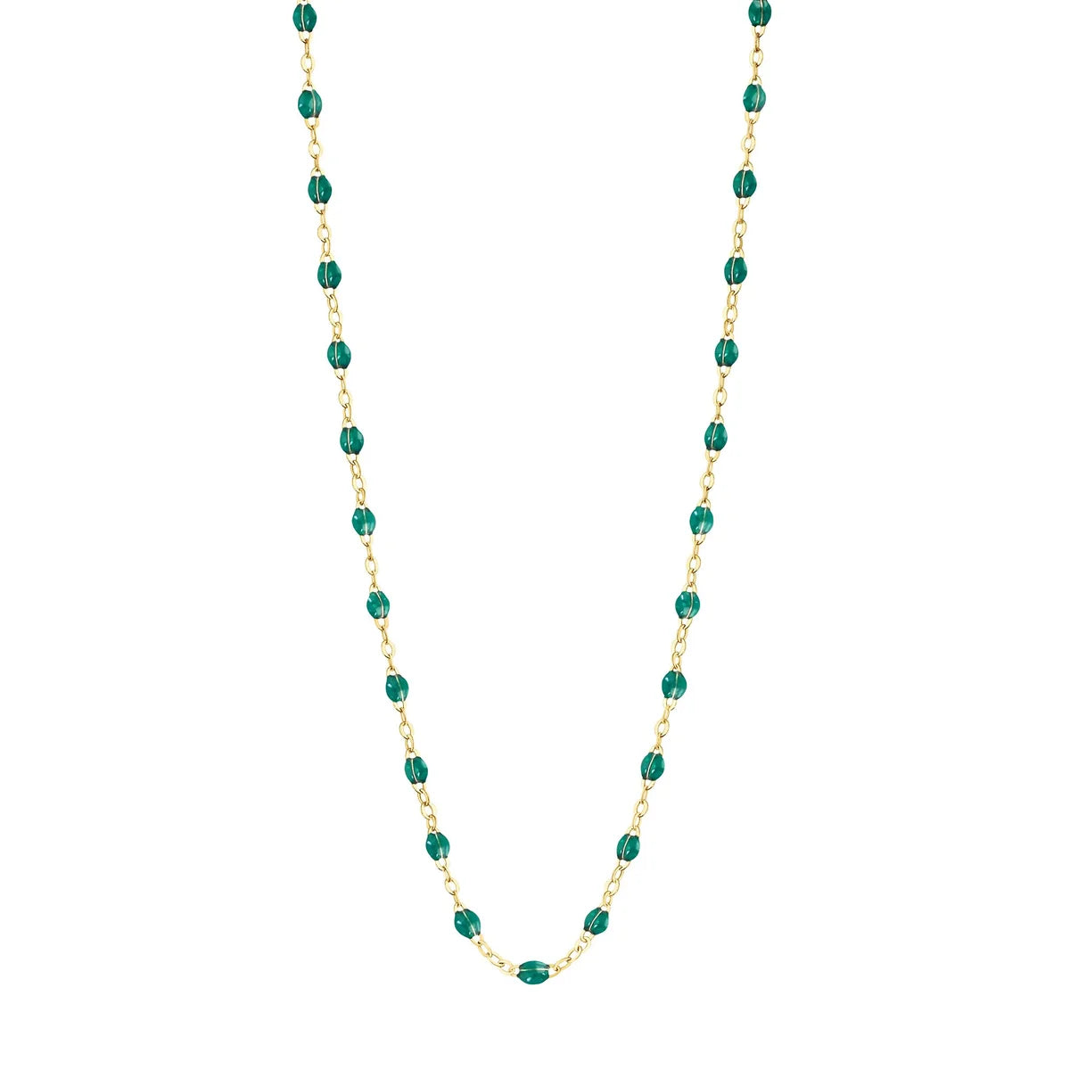 CLASSIC NECKLACE / 16.5" / EMERALD