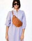 GRANDE FANNY IN NATURAL WOVEN CHECKER