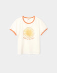 FRANKIE TEE IN YELLOW SUNRISE