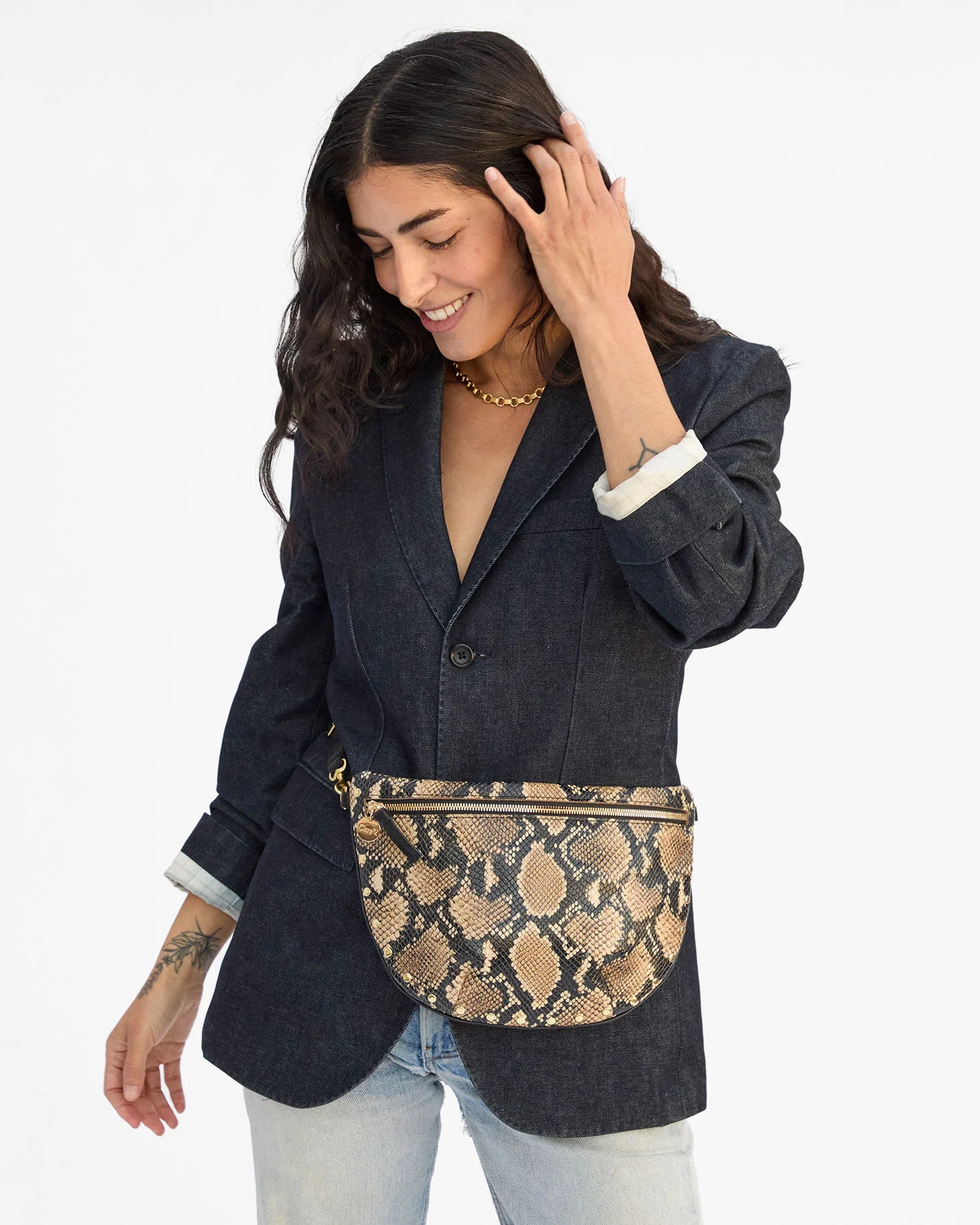GRANDE FANNY IN TAN DESERT SNAKE