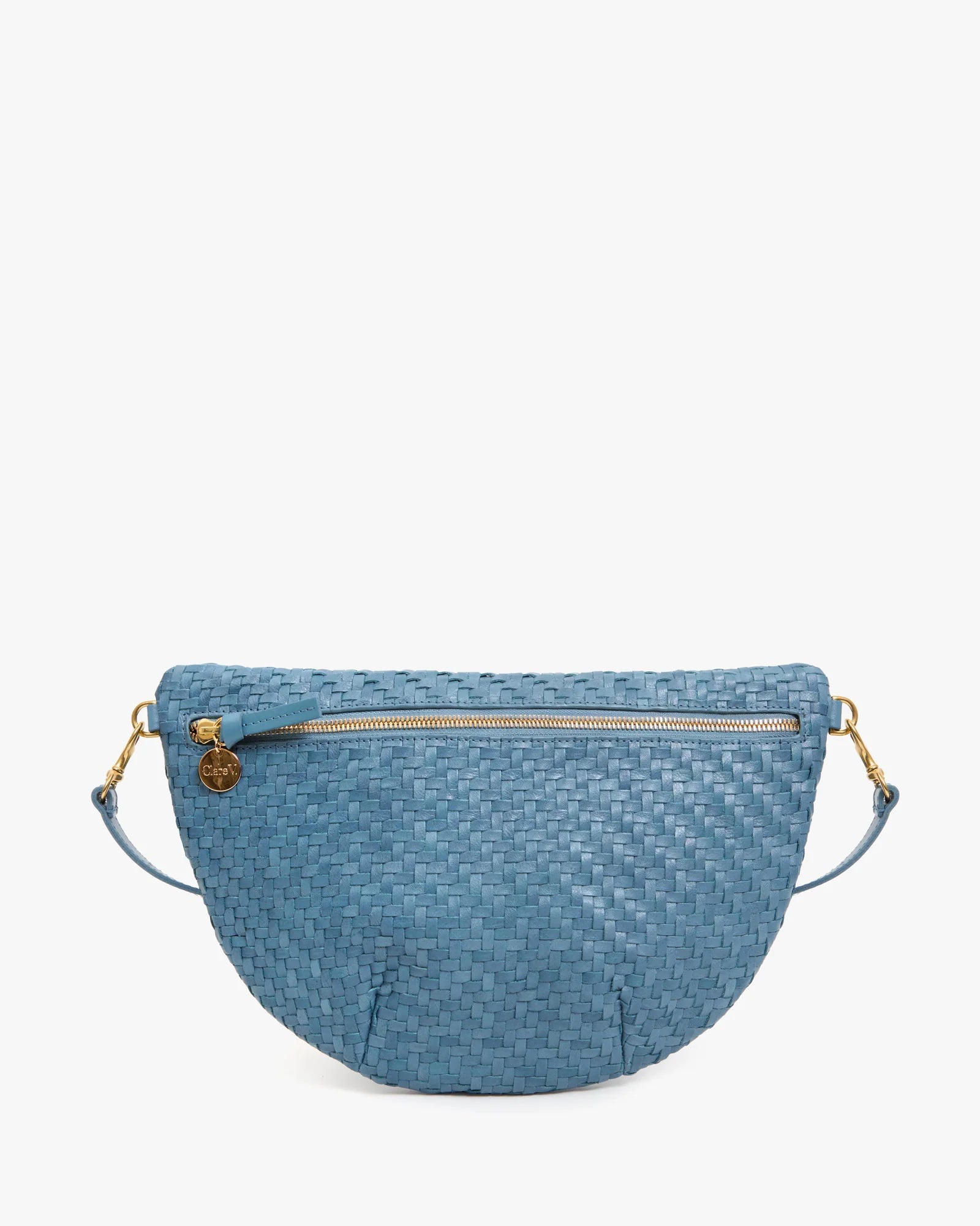 CLARE V GRANDE FANNY IN DESERT BLUE