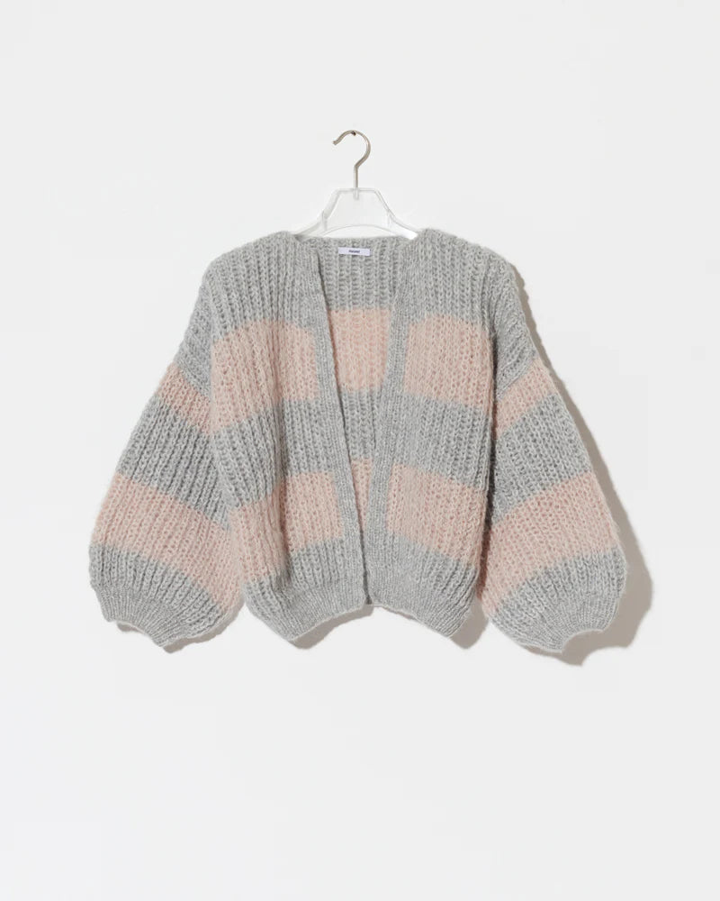 ALPACA BOMBER CARDIGAN