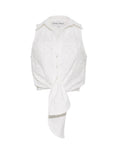 HIGHLAND TOP IN WHITE EYELET