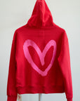 SHAN SIGNATURE HOODIE IN RED