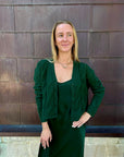 JOLIE CARDIGAN IN HUNTER GREEN
