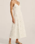 INO DRESS IN WHITE EYELET