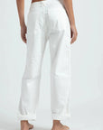 CHINO TWILL PANTS IN IVORY