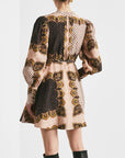 JACQUARD MINI DRESS