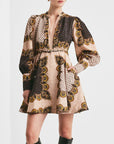 JACQUARD MINI DRESS