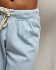 JAMAICA BEACH FLEECE PANT IN POWDER BLUE