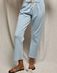 JAMAICA BEACH FLEECE PANT IN POWDER BLUE