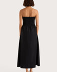 JAMIE MIDI DRESS IN BLACK