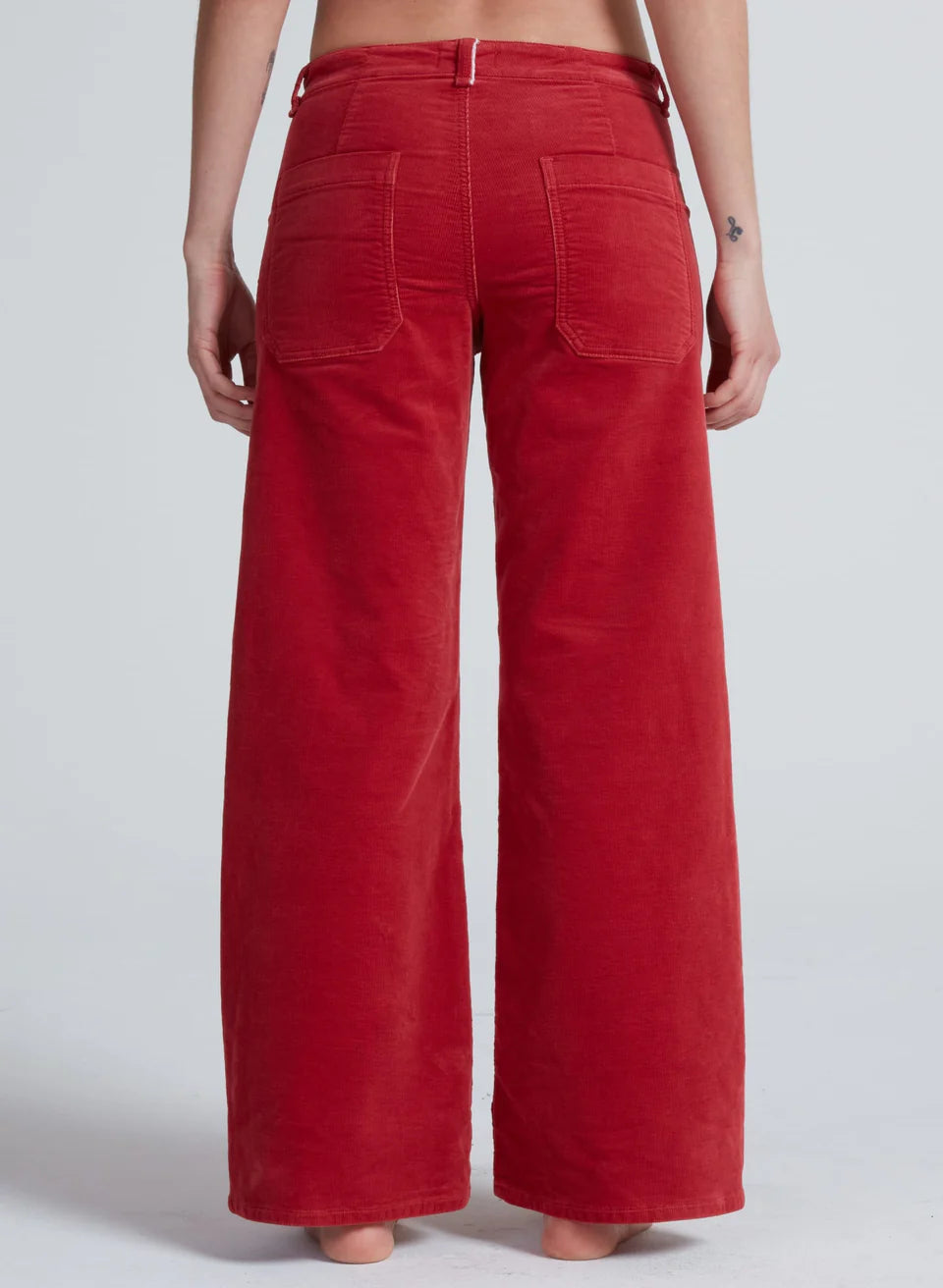 JAM PANT IN VINTAGE RED