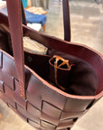 JAPAN TOTE IN ESPRESSO