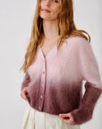 JOLIE CARDIGAN IN SOFT PINK OMBRÉ