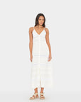 JONI DRESS IN BEIGE CREAM