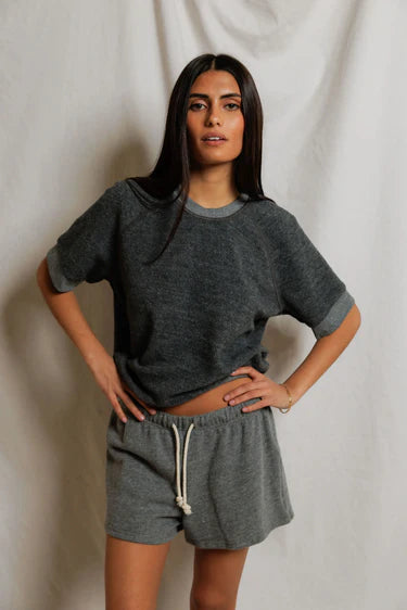 KENNEDY SWEATSHIRT IN HEATHER GREY
