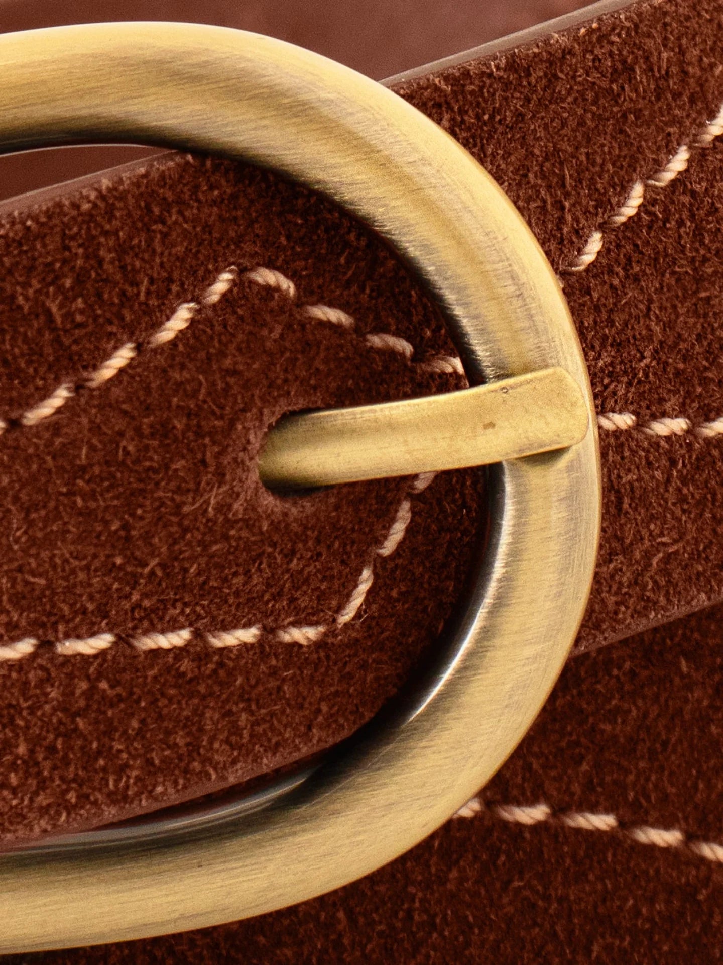 LAREDO BELT IN MAHOGANY